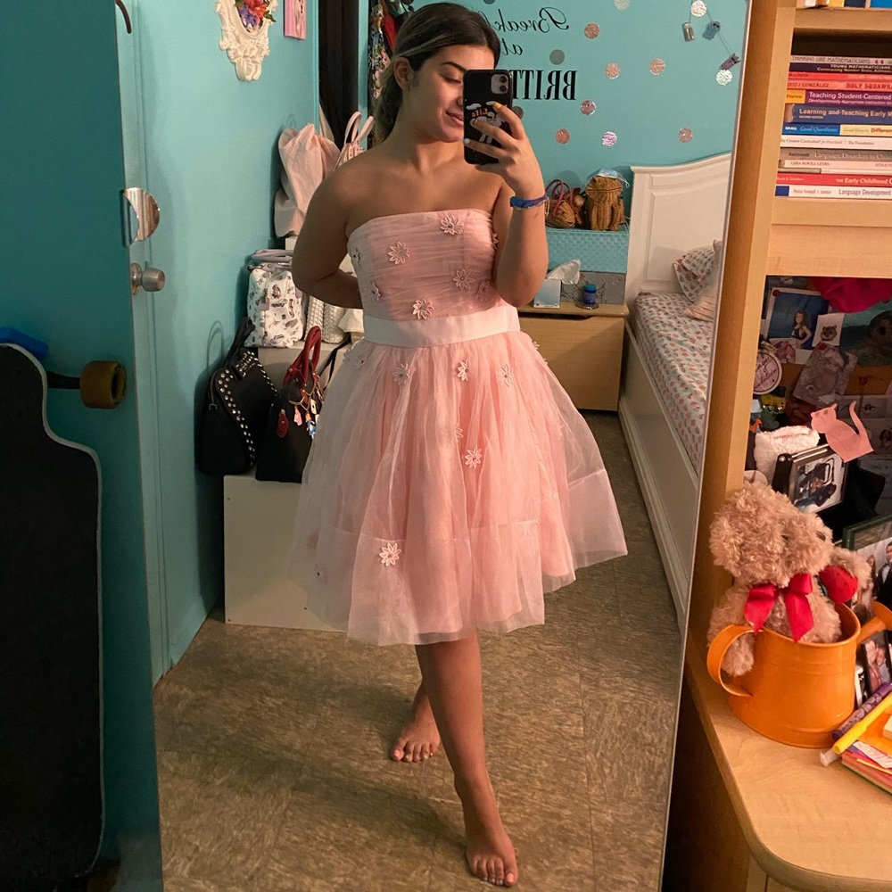 Betsey Johnson flower dress size 0.